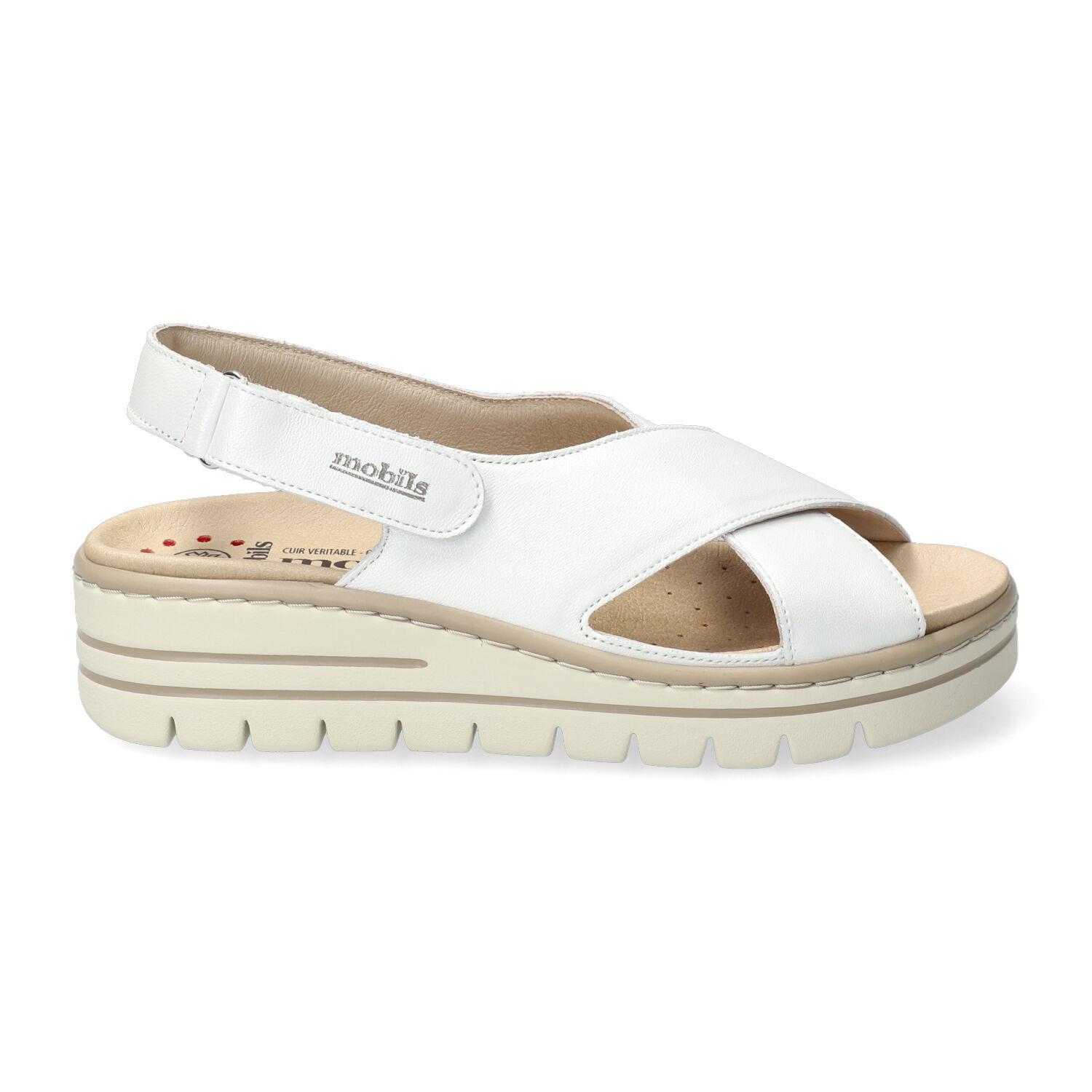 sandales femme modèle Cordelia blanc - Mephisto